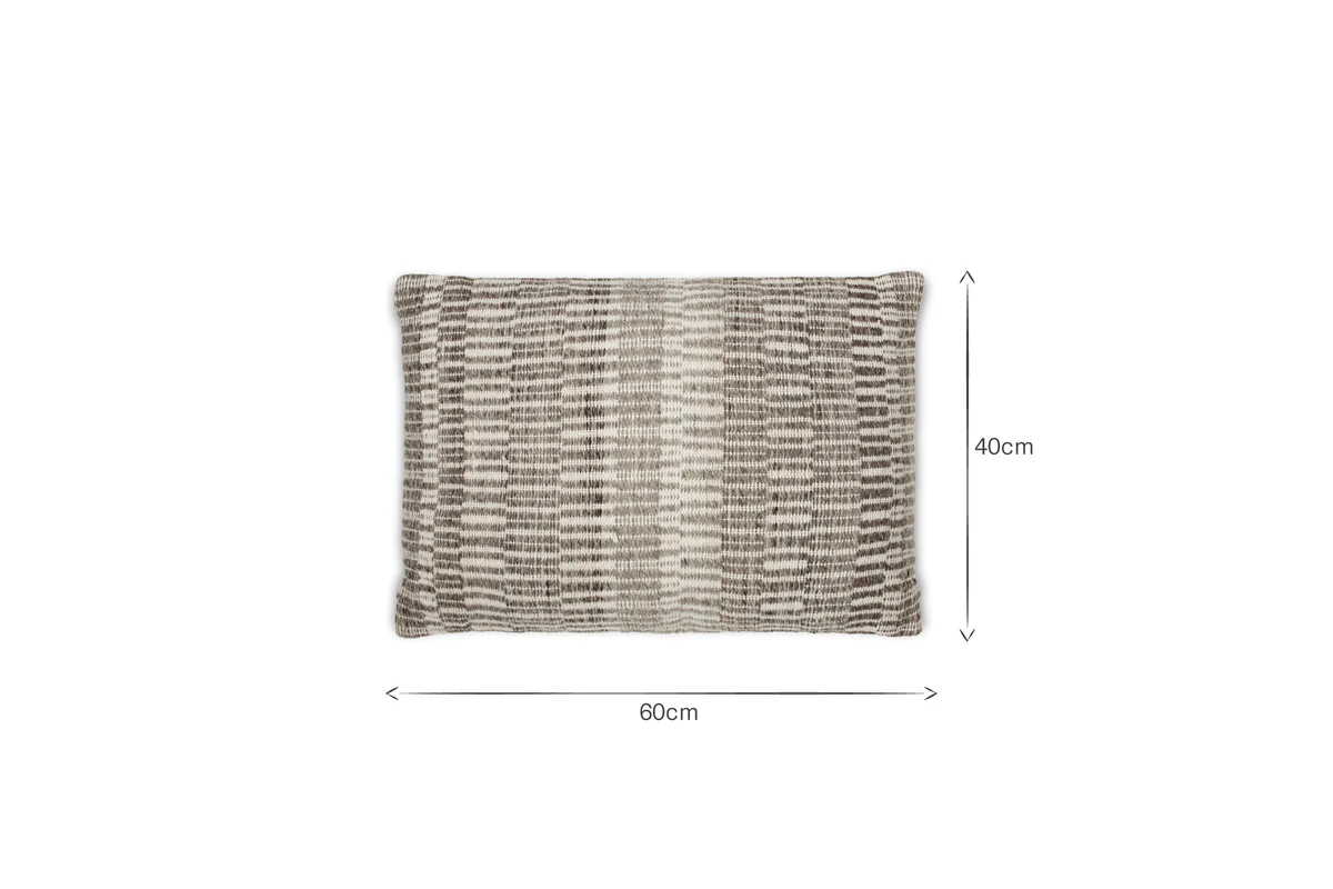 Aahna Wool Cushion Cover - Charcoal - Image 10