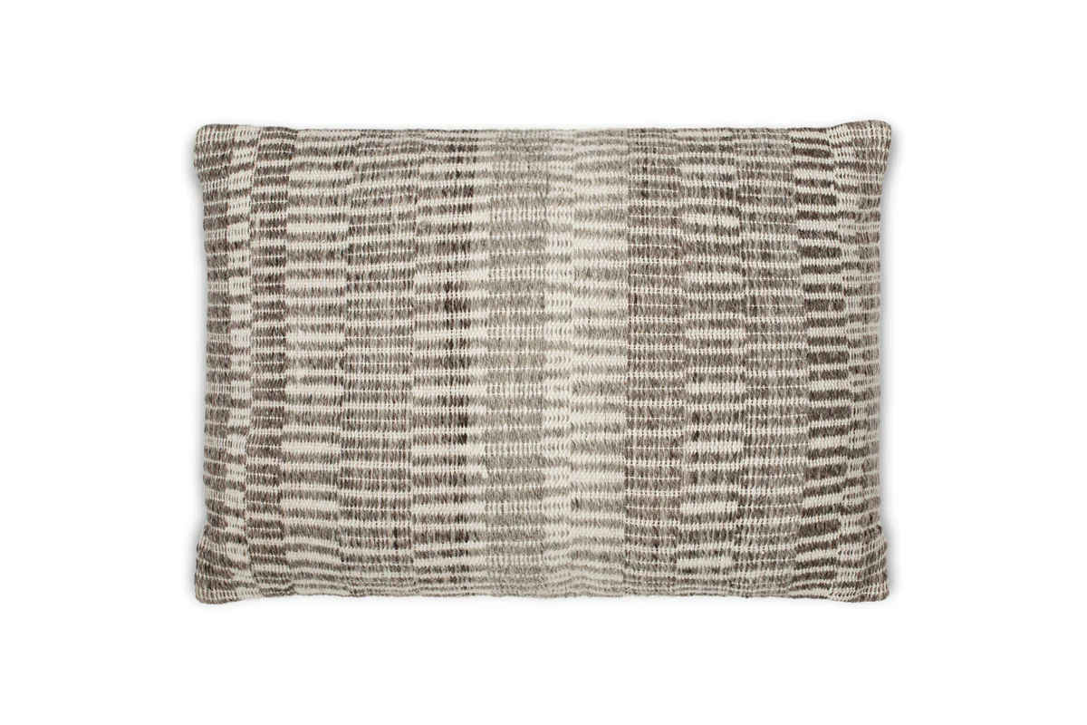 Aahna Wool Cushion Cover - Charcoal - Image 8
