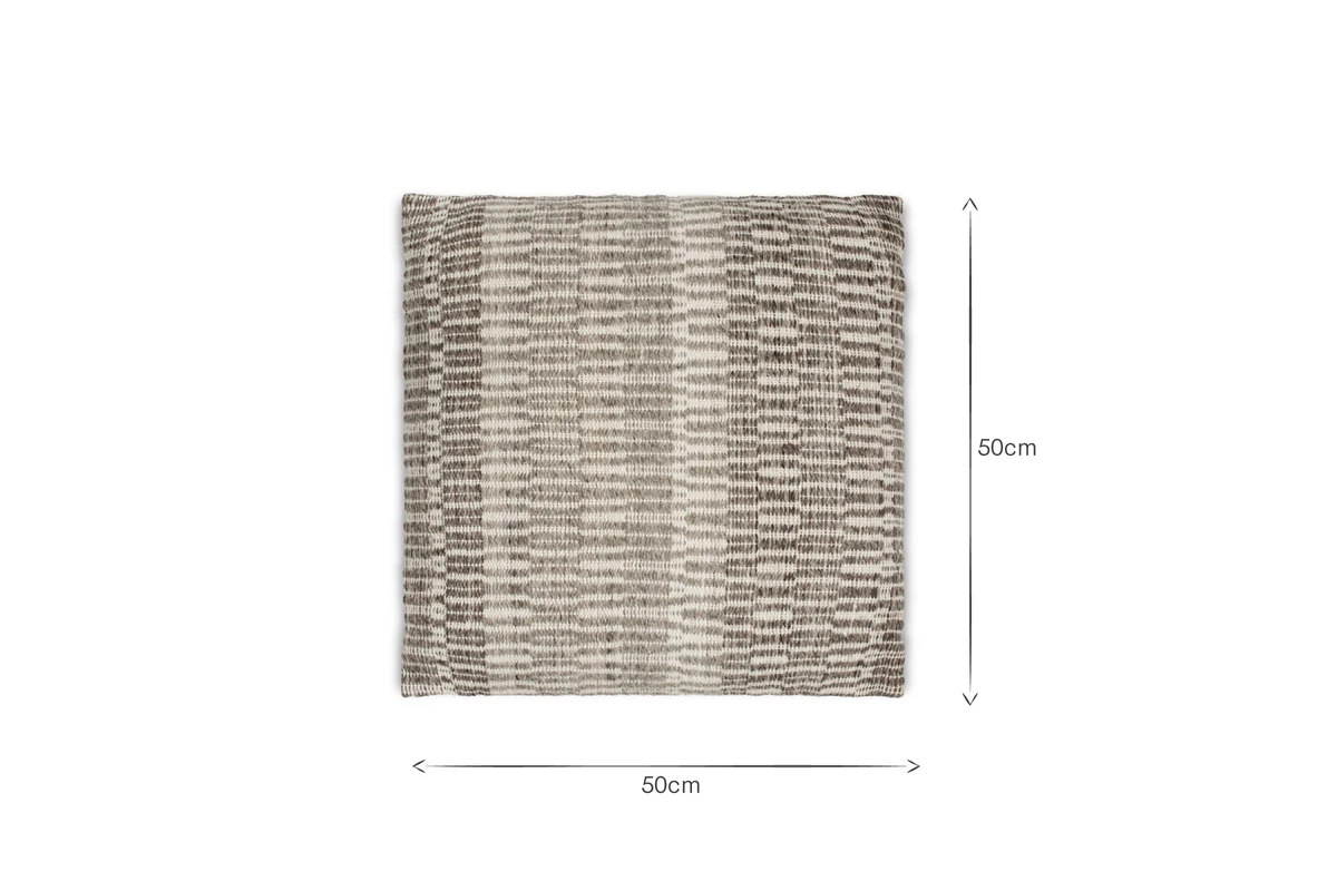 Aahna Wool Cushion Cover - Charcoal - Image 9