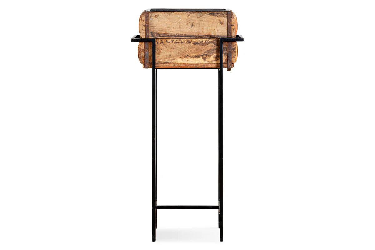 Amazzi Indoor Planter Stand - Natural & Black - Image 5