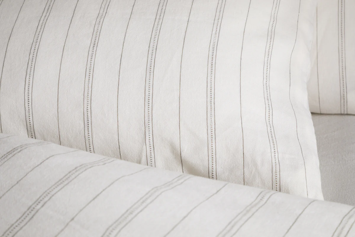 Anta Hemp & Cotton Housewife Pillowcases - Sage Green - Image 4