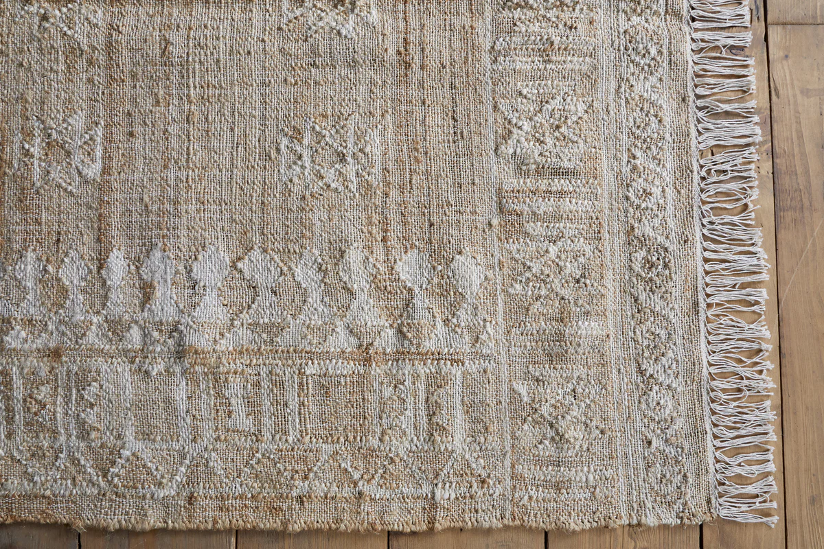 Aqil Jute & Cotton Rug - Natural - Image 3