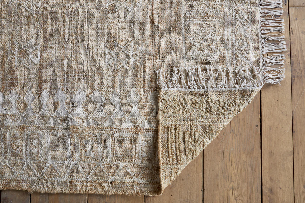 Aqil Jute & Cotton Rug - Natural - Image 4
