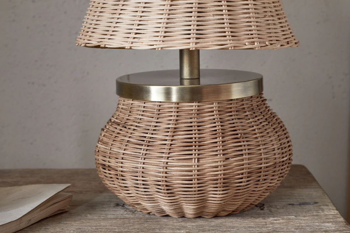 Cija Rattan Table Lamp - Natural - Image 4