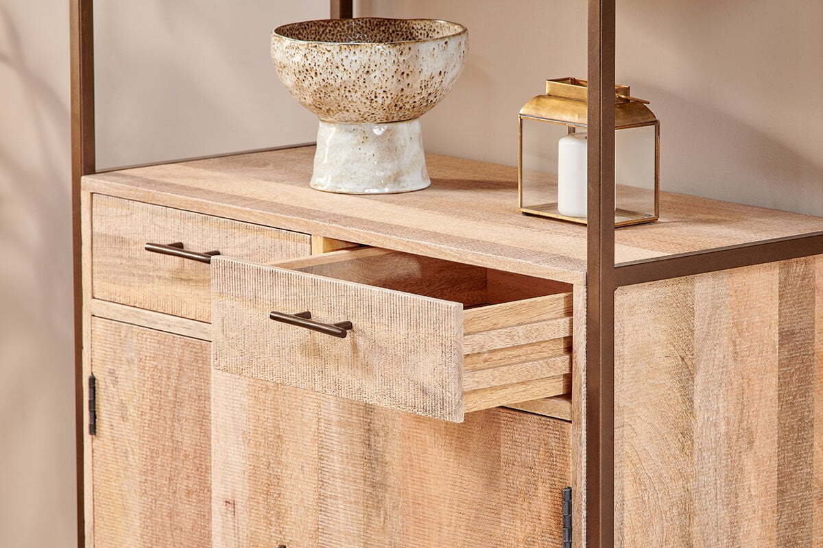 Dasai Mango Wood Storage Unit - Image 5