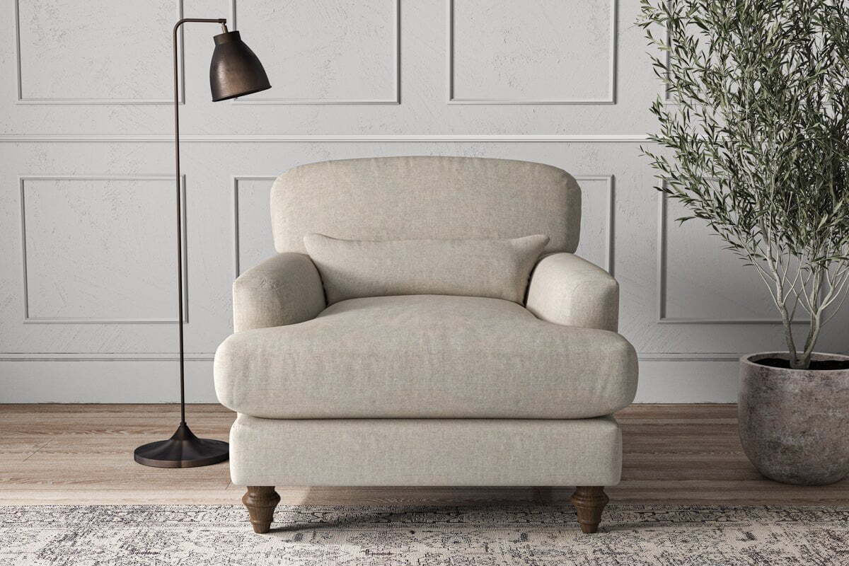 Deni Armchair - Brera Linen Natural - Image 2