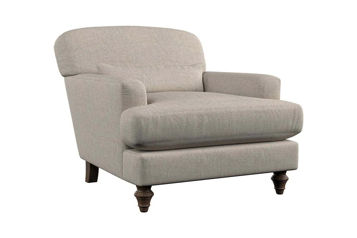 Deni Armchair - Brera Linen Pebble - Image 4