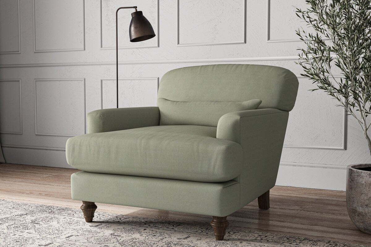 Deni Armchair - Recycled Cotton Seaspray - Image 2