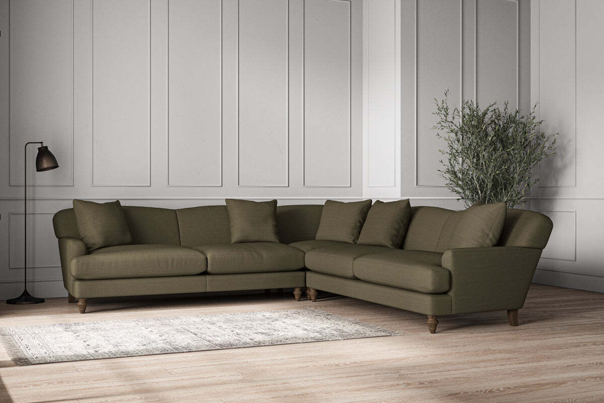 Deni Grand Corner Sofa - Recycled Cotton Fatigue - Image 2
