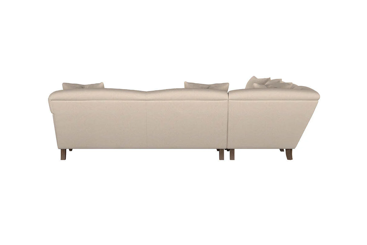 Deni Grand Corner Sofa - Recycled Cotton Ochre - Image 5