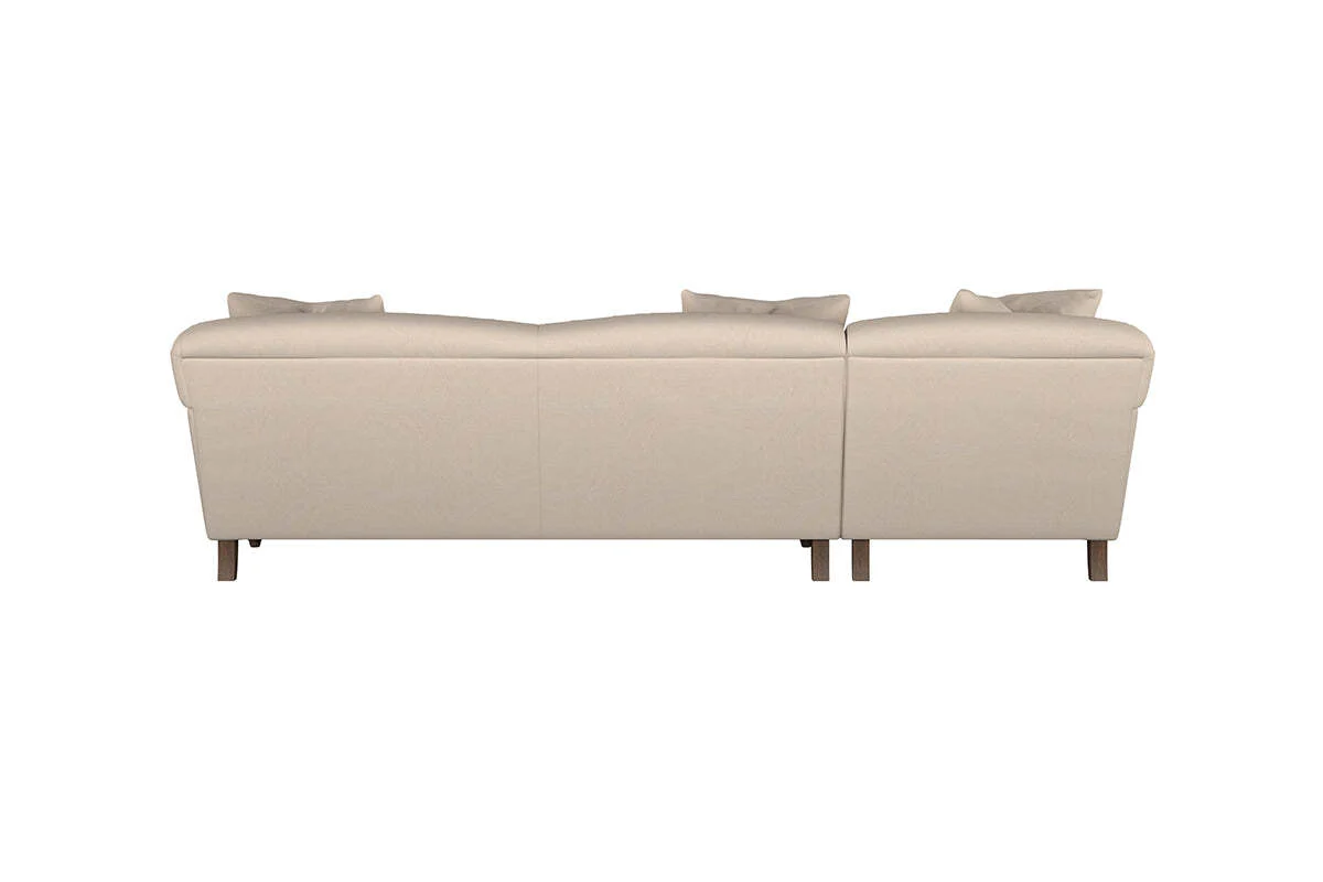 Deni Grand Left Hand Chaise Sofa - Recycled Cotton Thunder - Image 5