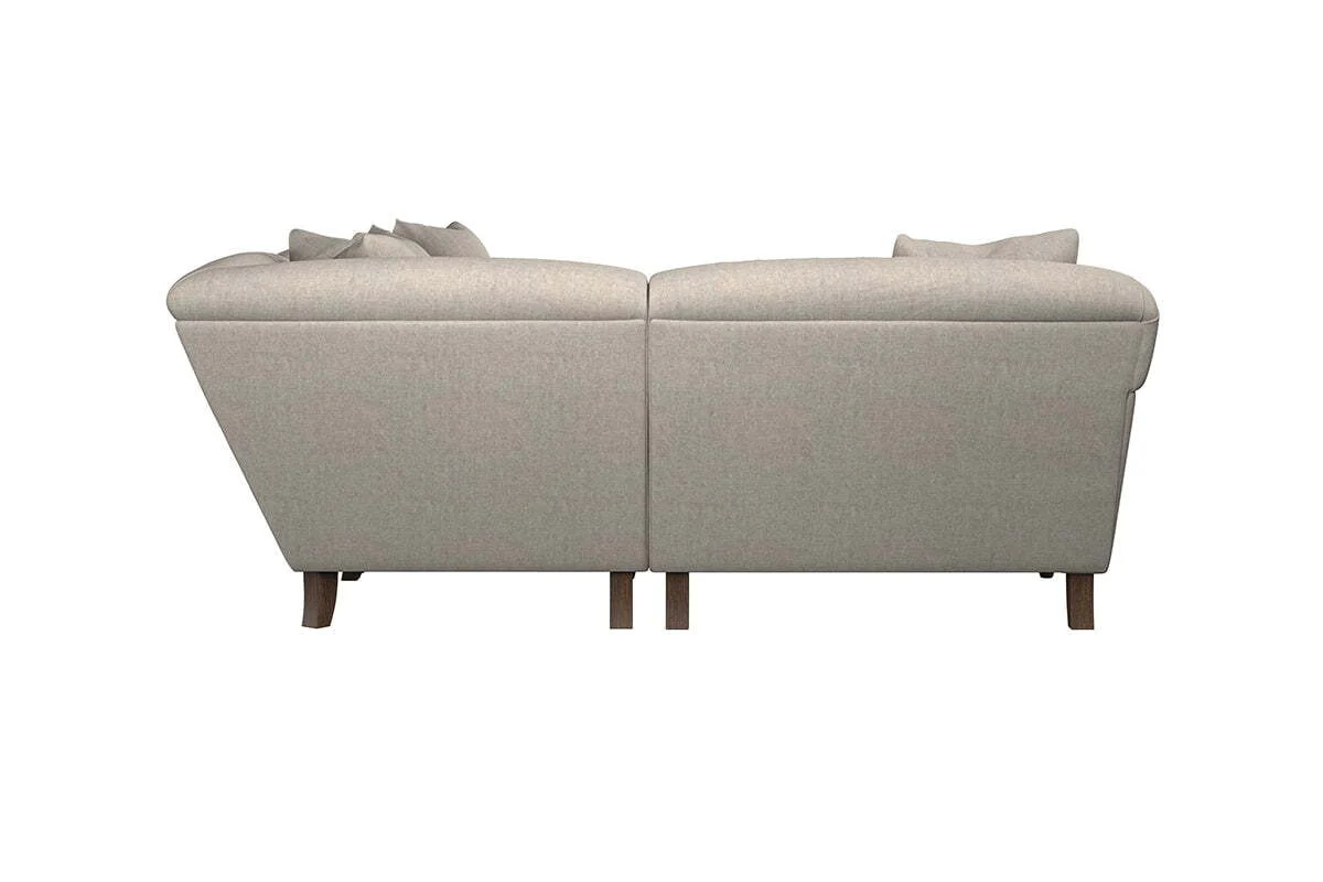 Deni Grand Left Hand Corner Sofa - Brera Linen Espresso - Image 4