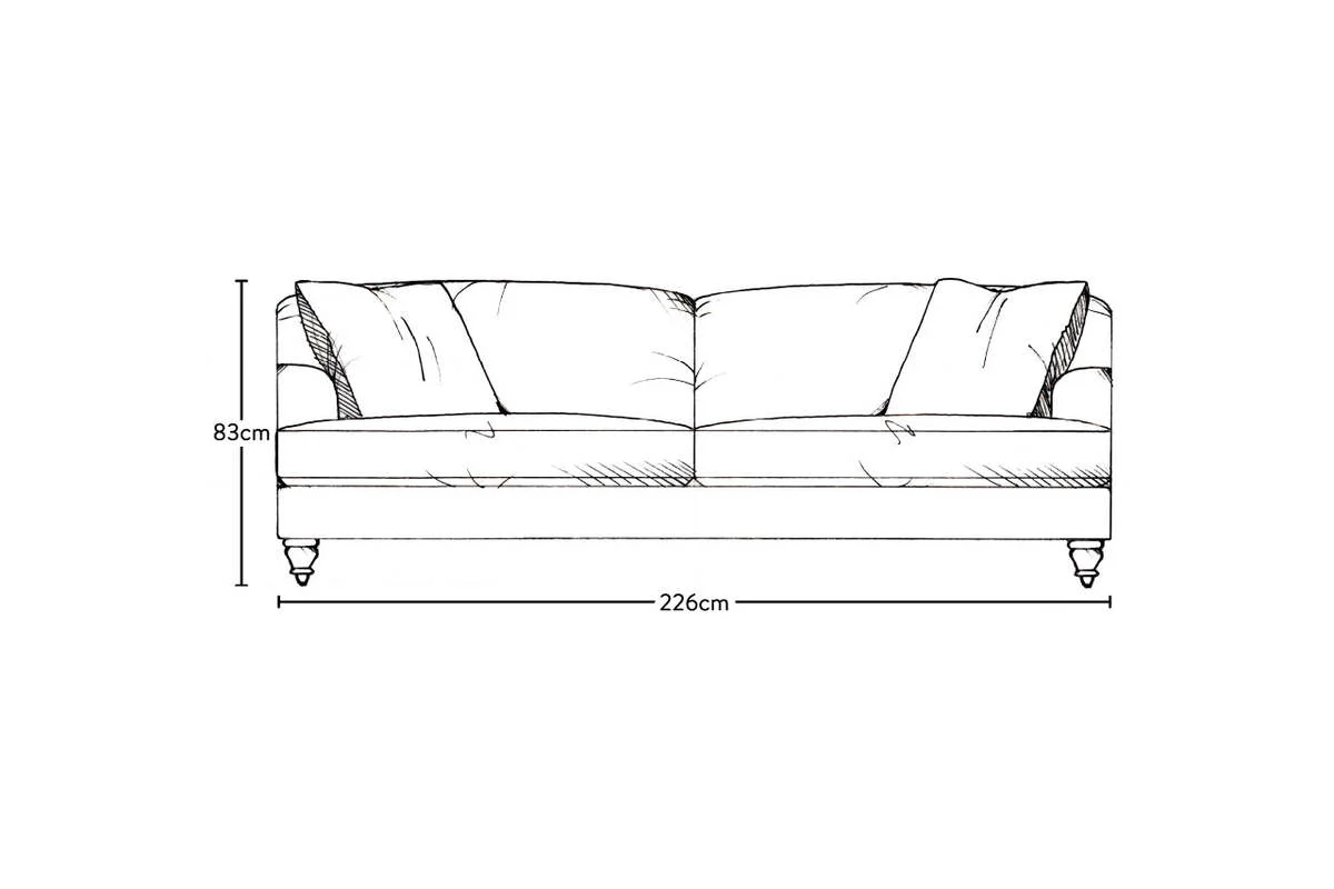 Deni Grand Sofa - Recycled Cotton Fatigue - Image 6