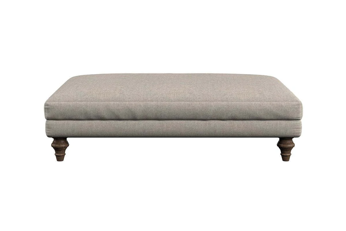 Deni Large Footstool - Brera Linen Granite - Image 4