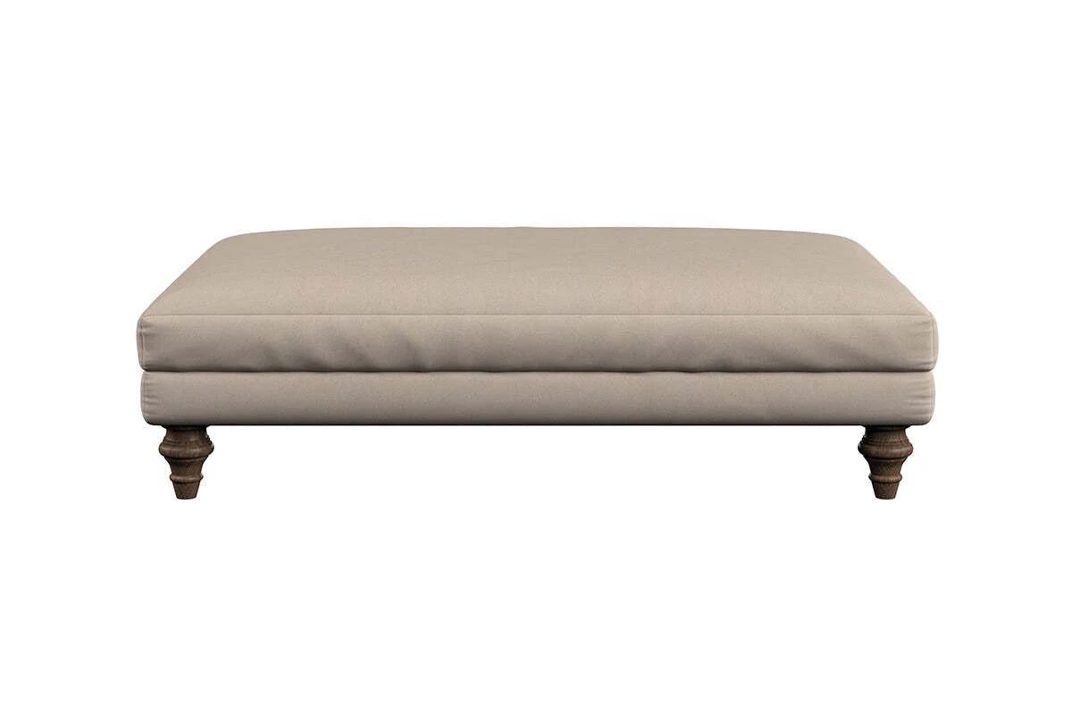 Deni Large Footstool - Recycled Cotton Lavender - Image 3