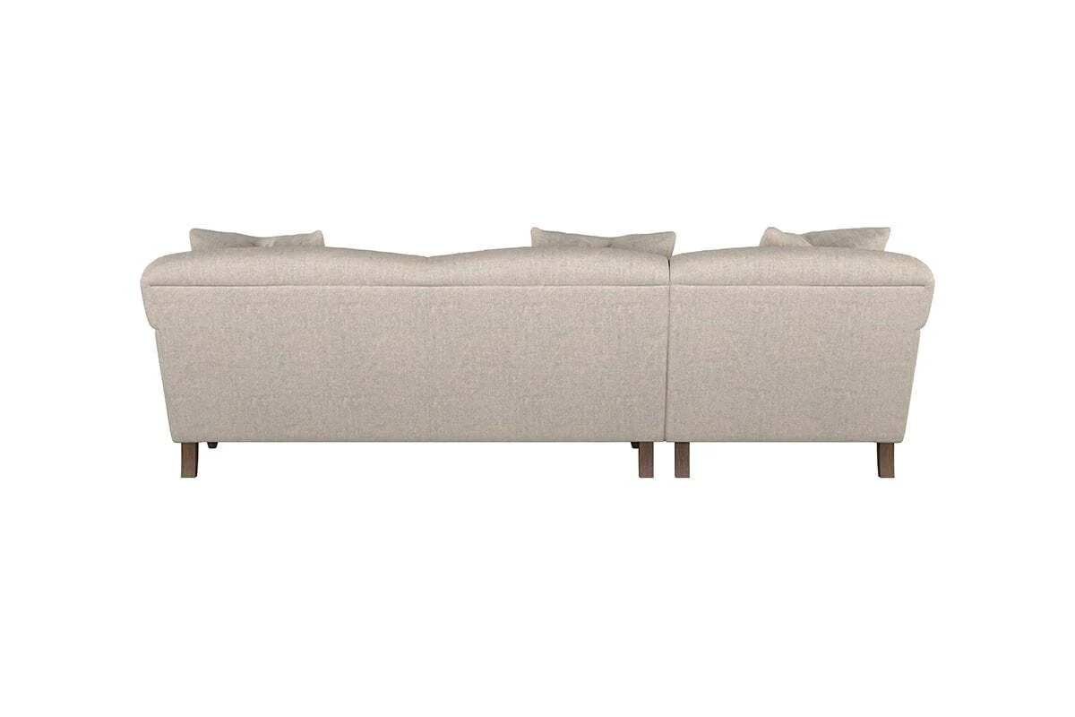 Deni Large Left Hand Chaise Sofa - Brera Linen Granite - Image 4