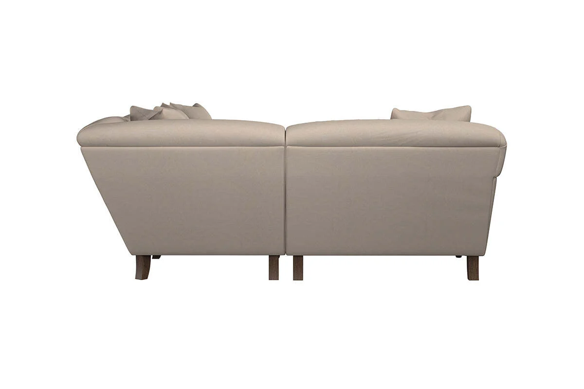 Deni Large Left Hand Corner Sofa - Recycled Cotton Ochre - Image 4