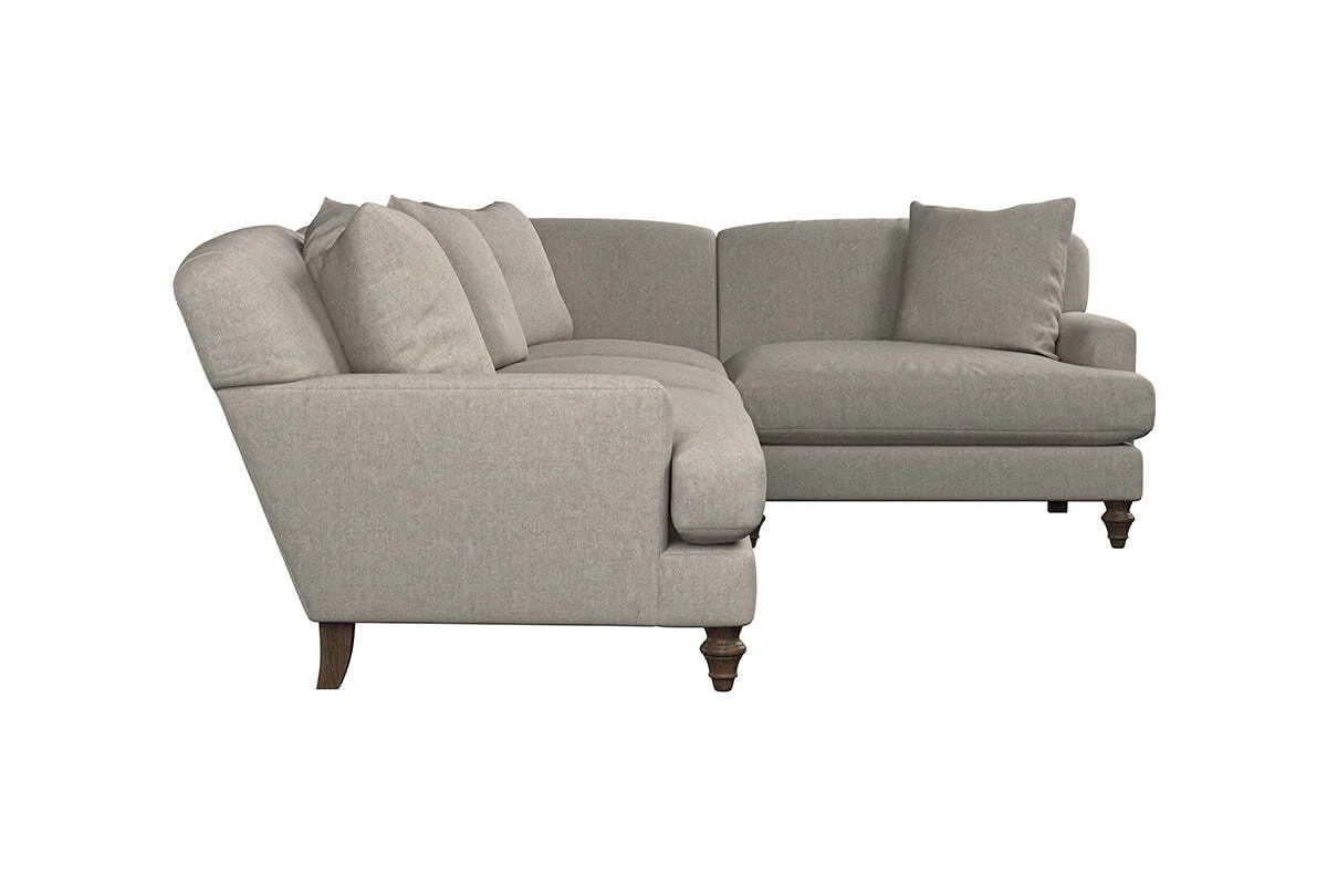 Deni Large Right Hand Corner Sofa - Brera Linen Jade - Image 5