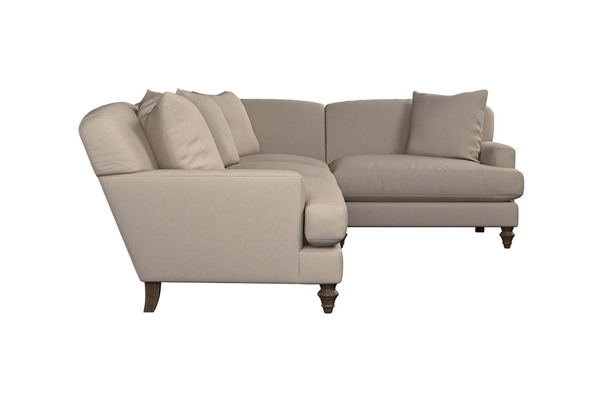 Deni Large Right Hand Corner Sofa - Recycled Cotton Horizon - Image 4