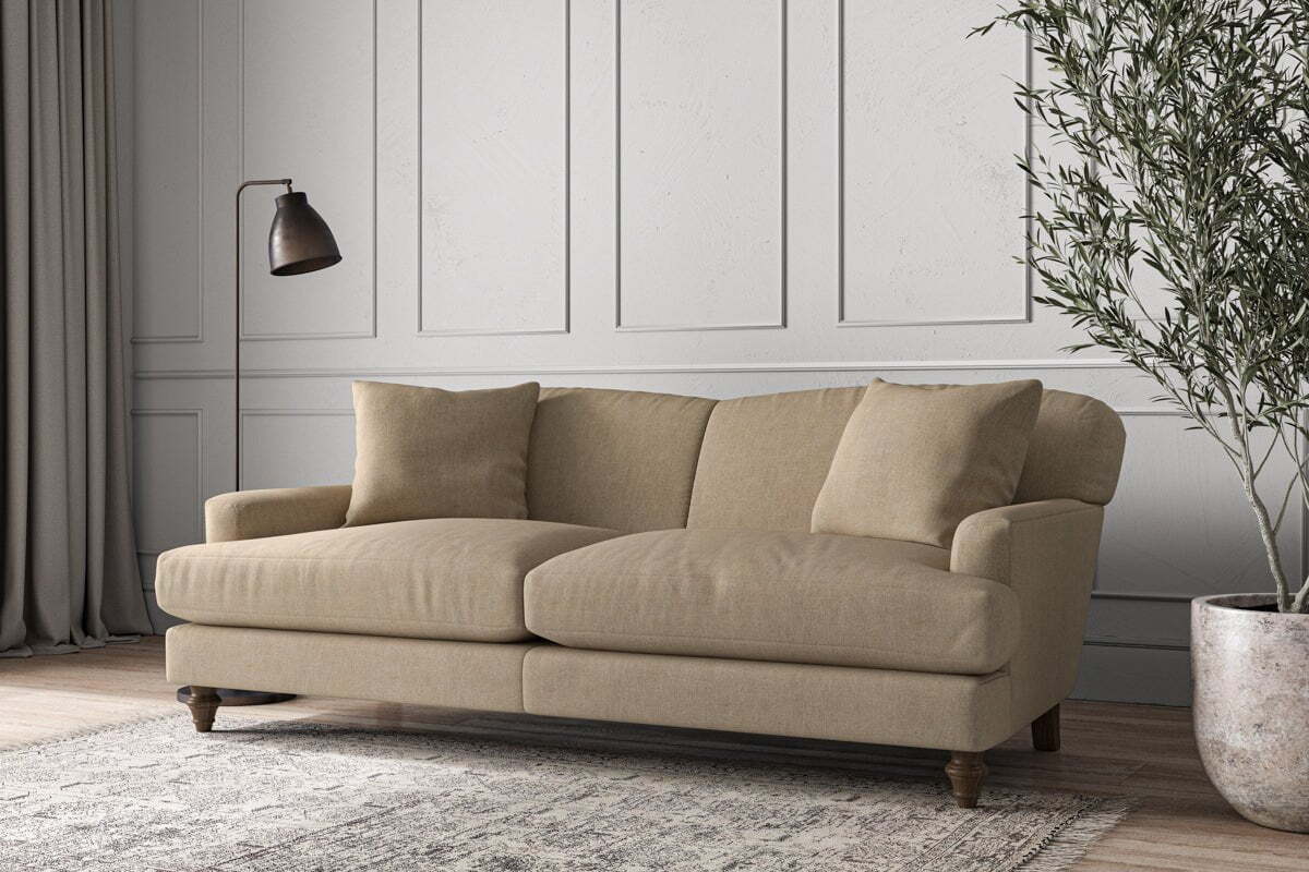 Deni Large Sofa - Brera Linen Pebble - Image 2