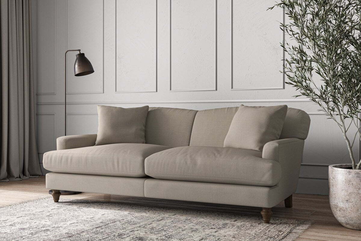 Deni Large Sofa - Recycled Cotton Flax - Image 2