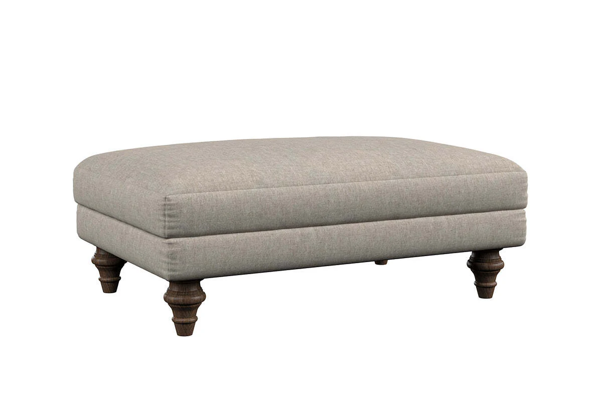 Deni Medium Footstool - Brera Linen Chestnut - Image 3