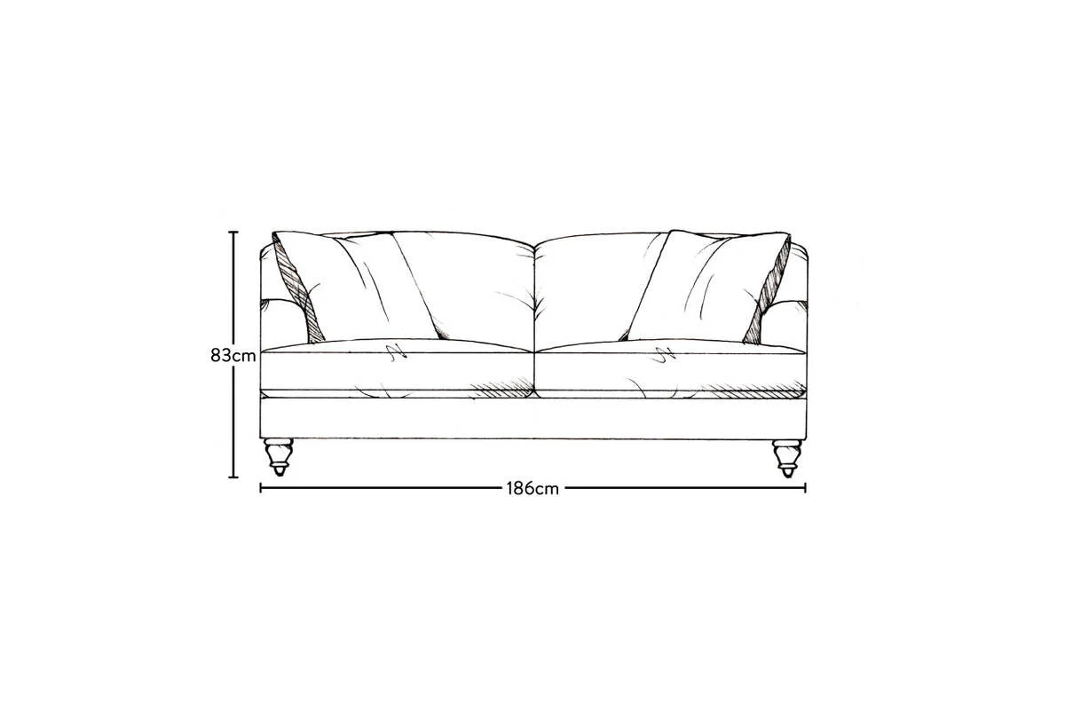 Deni Medium Sofa - Brera Linen Smoke - Image 6