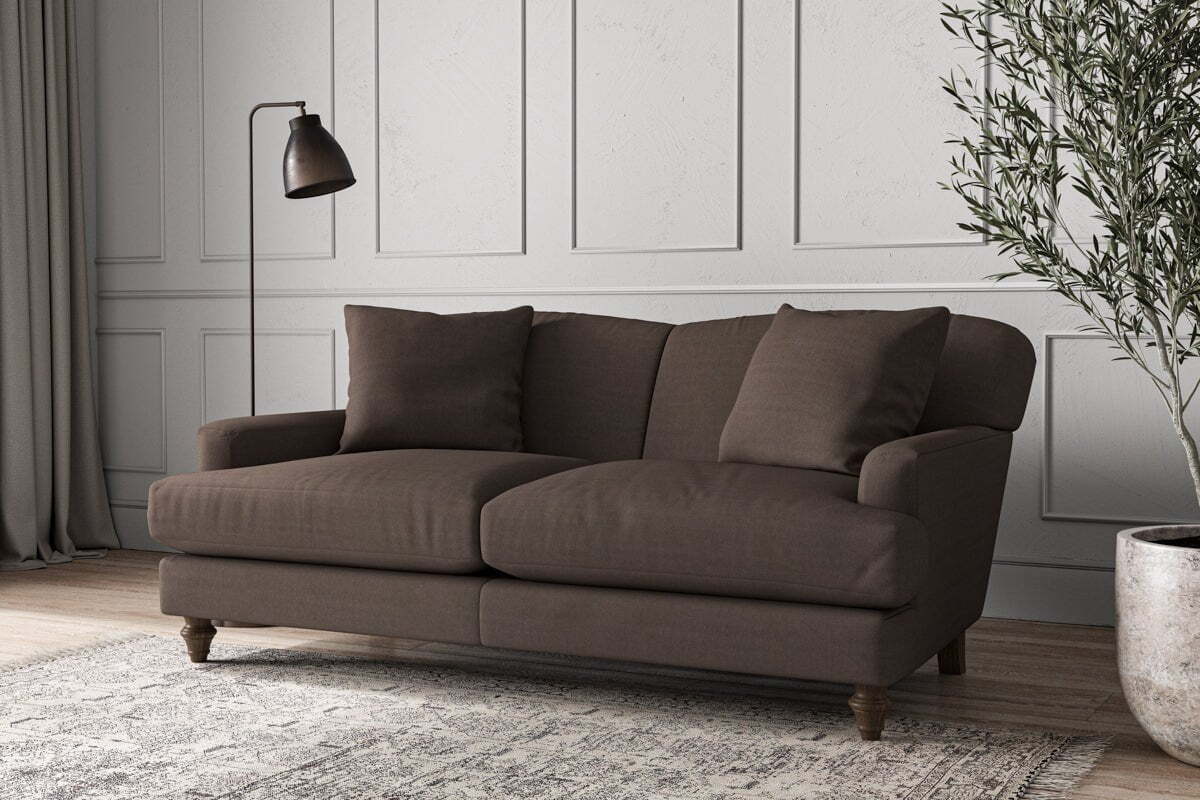 Deni Medium Sofa - Recycled Cotton Mocha - Image 2