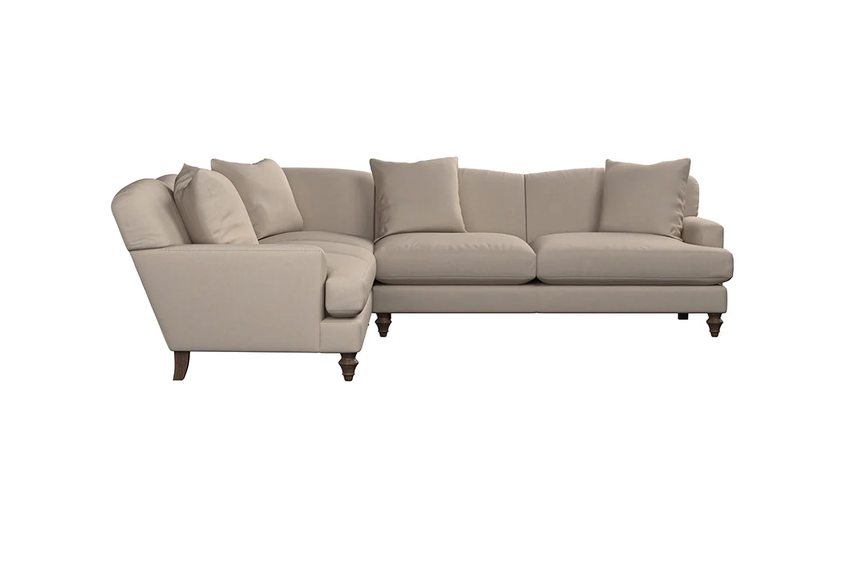 Deni Super Grand Left Hand Corner Sofa - Recycled Cotton Navy - Image 3