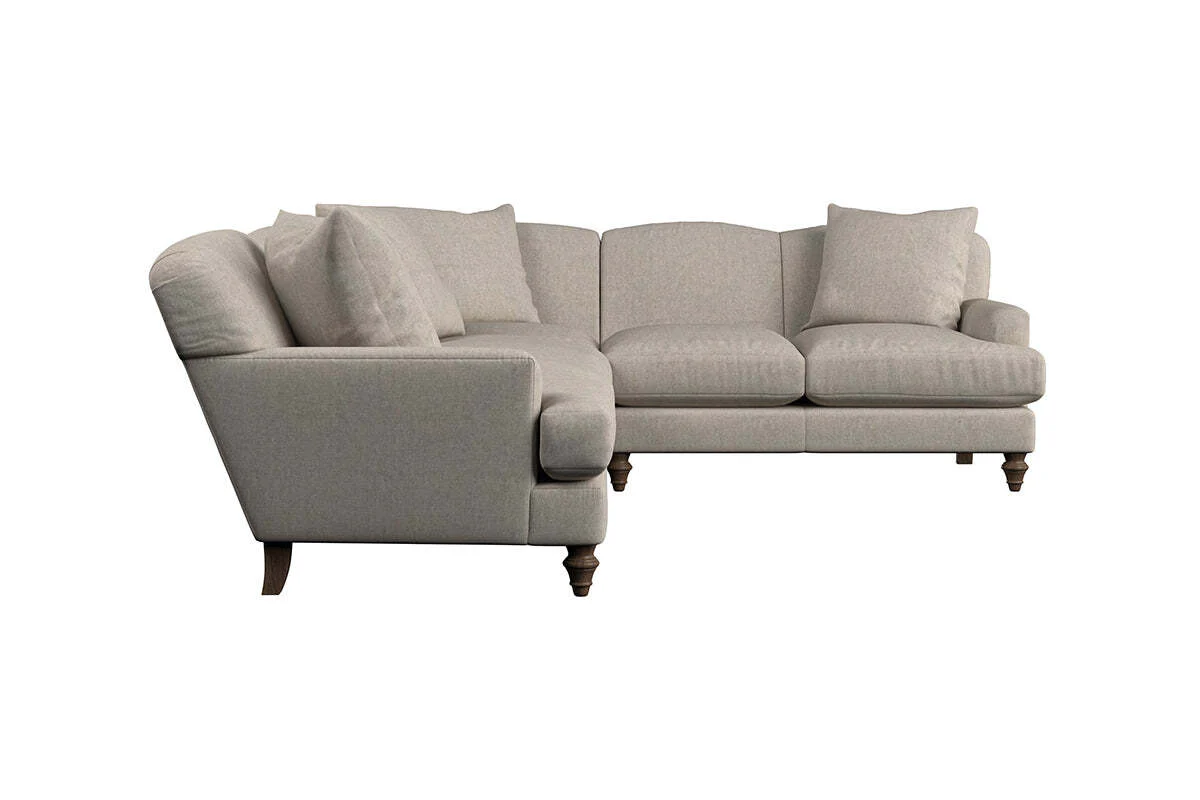 Deni Super Grand Right Hand Corner Sofa - Brera Linen Pebble - Image 4