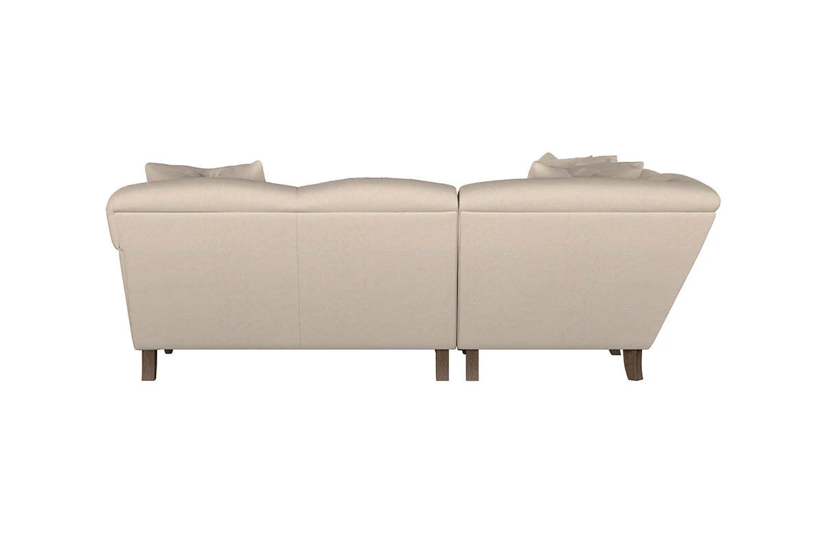 Deni Super Grand Right Hand Corner Sofa - Recycled Cotton Ochre - Image 6