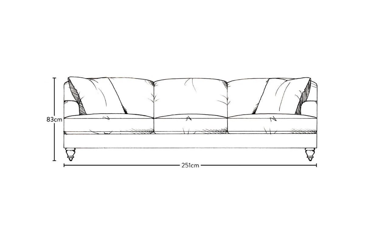 Deni Super Grand Sofa - Recycled Cotton Seaspray - Image 7