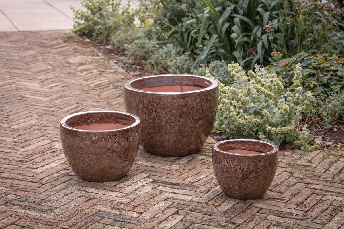 Dunai Terracotta Planter - Brown - Image 2