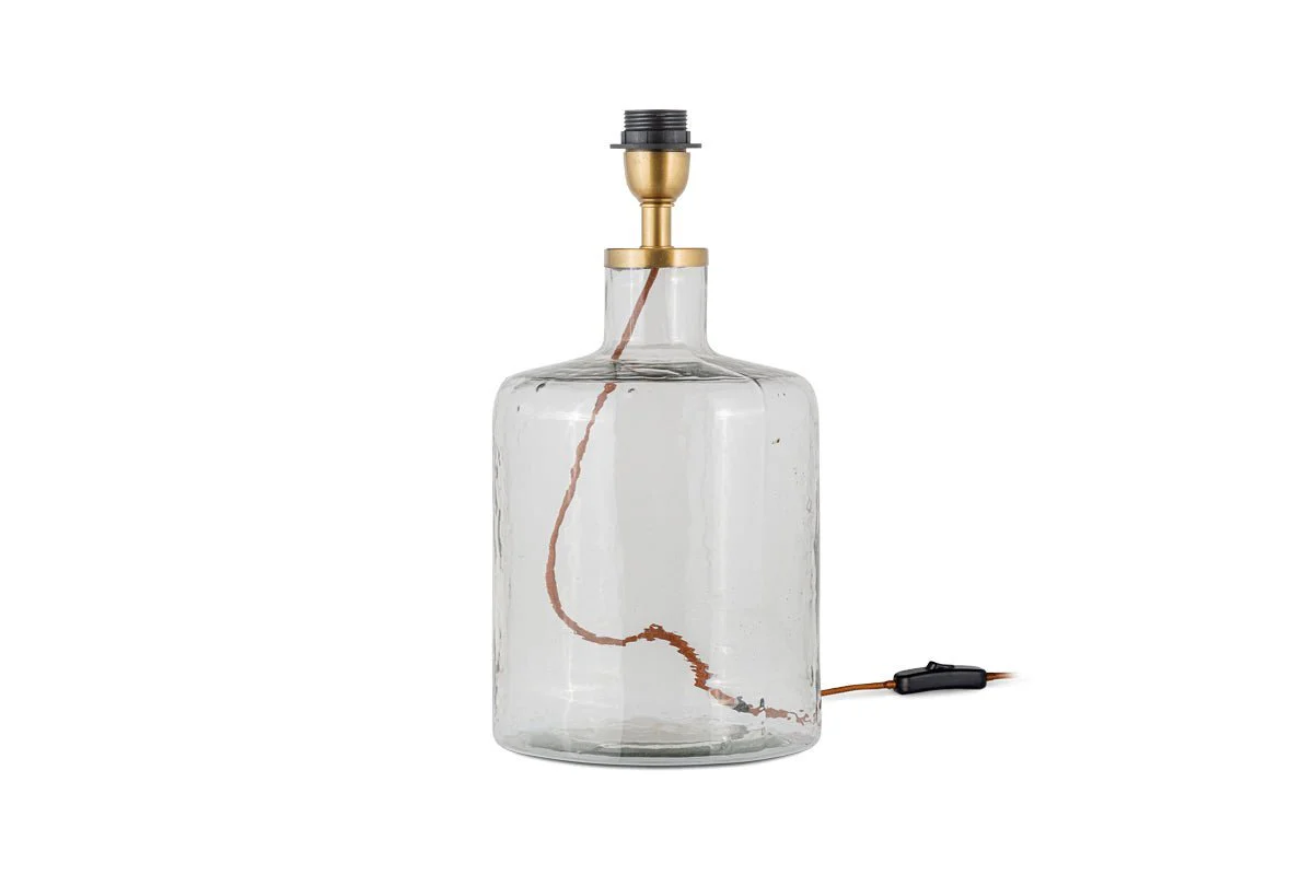 Edina Recycled Glass Table Lamp - Clear - Small - Image 6