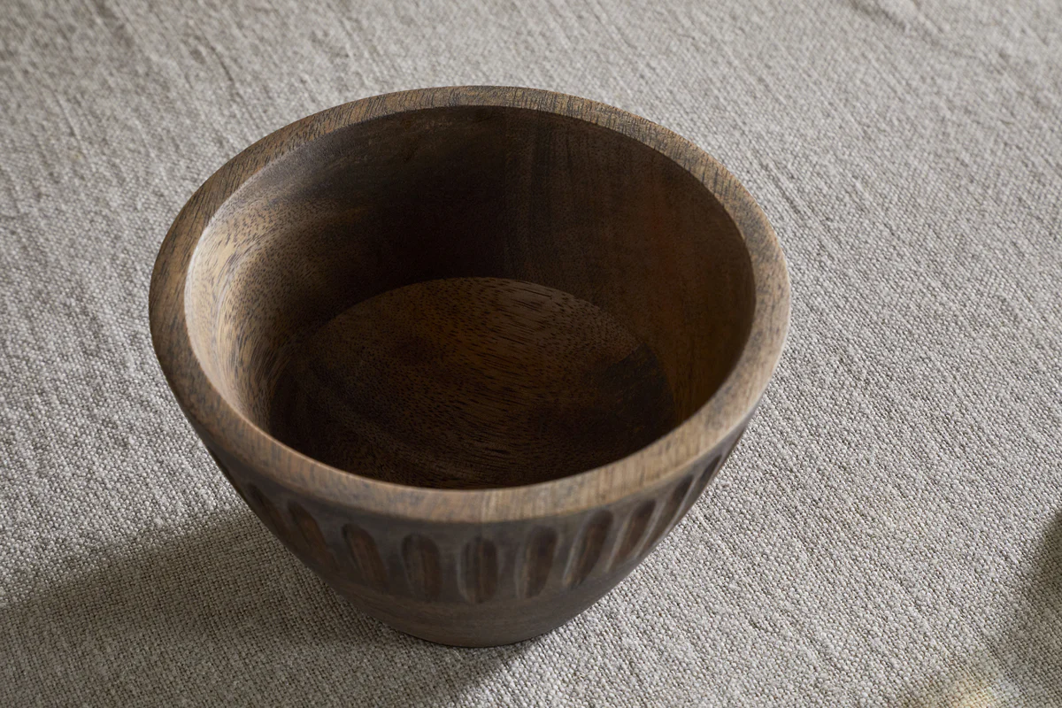 Eisha Serving Bowl - Brown - Image 5