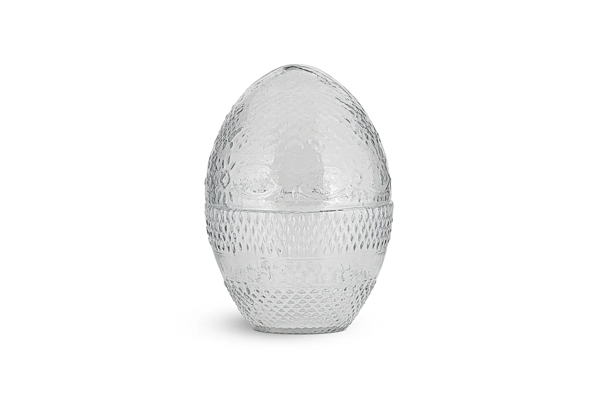Essan Recycled Glass Opening Egg - Clear - Image 8