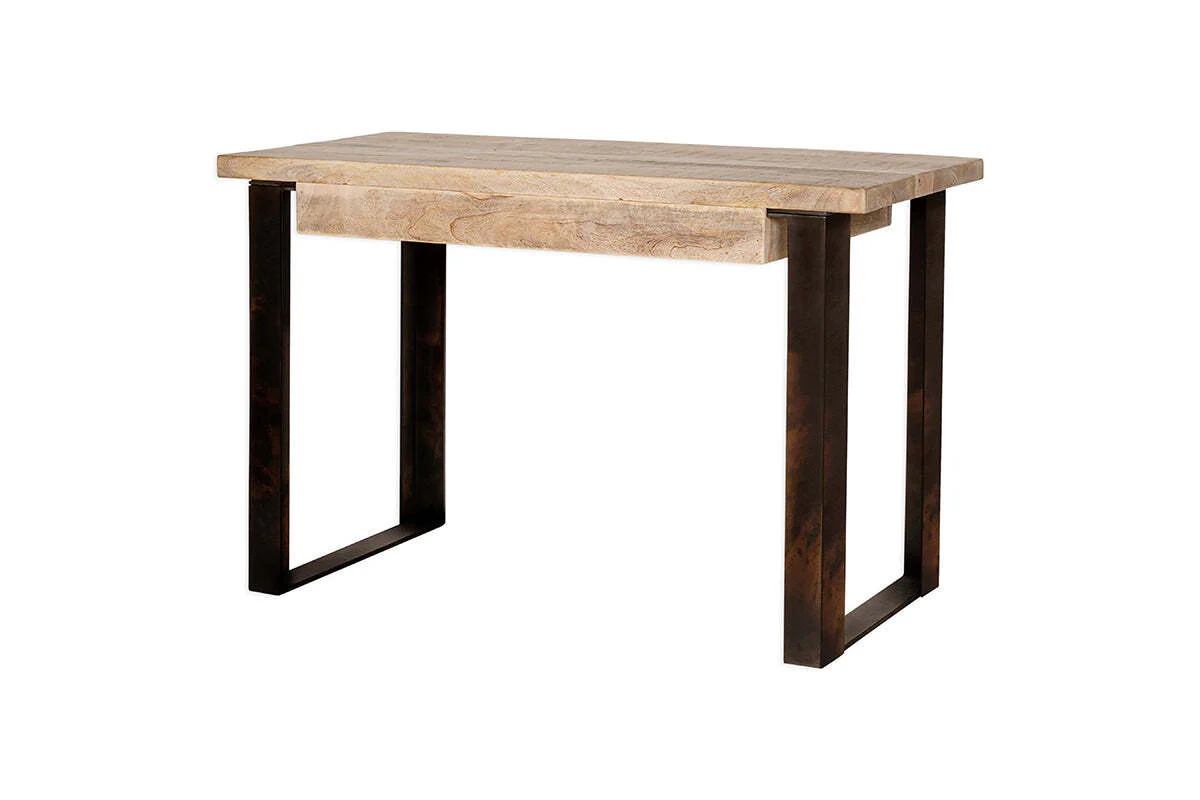 Fia Mango Wood Desk - Natural - Image 9