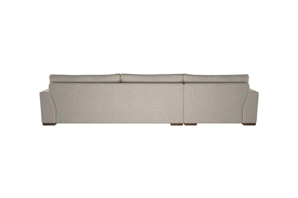 Guddu Grand Left Hand Chaise Sofa - Brera Linen Pebble - Image 5