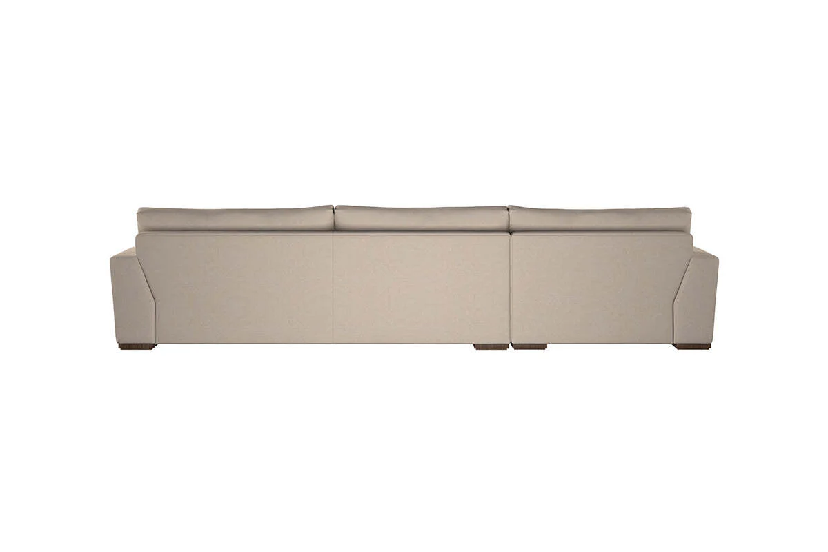 Guddu Grand Left Hand Chaise Sofa - Recycled Cotton Horizon - Image 5