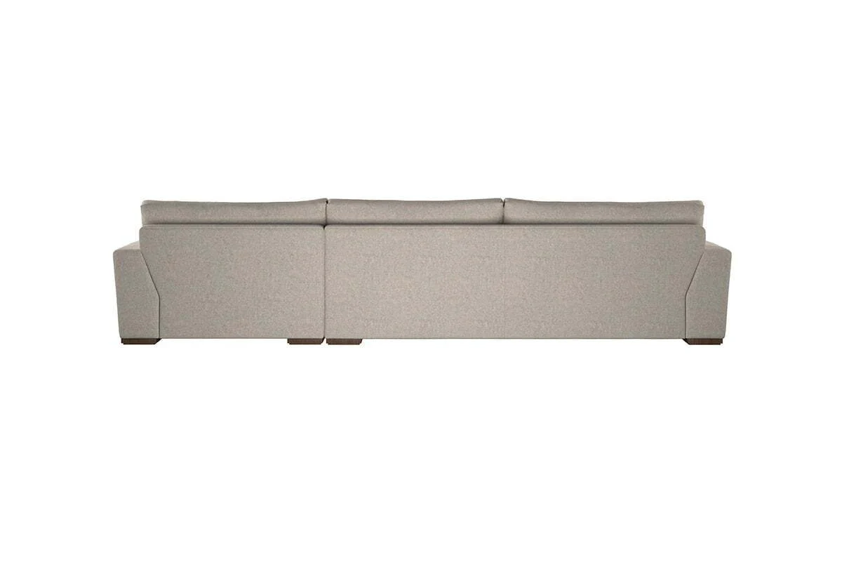 Guddu Grand Right Hand Chaise Sofa - Brera Linen Chestnut - Image 5