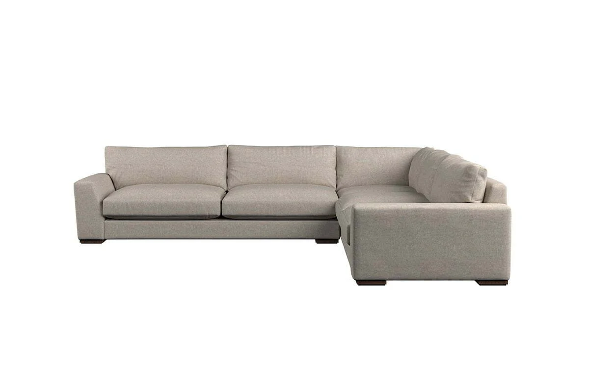 Guddu Grand Right Hand Corner Sofa - Brera Linen Chestnut - Image 3