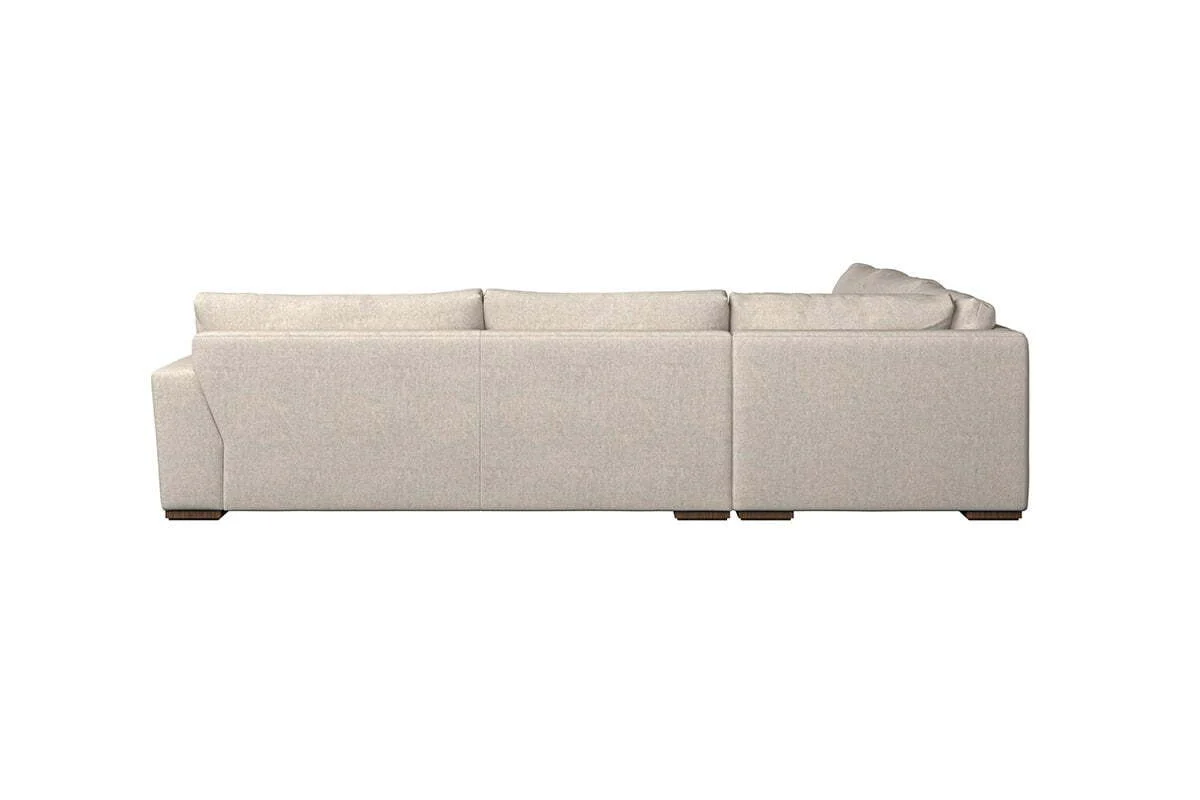 Guddu Grand Right Hand Corner Sofa - Brera Linen Pebble - Image 4