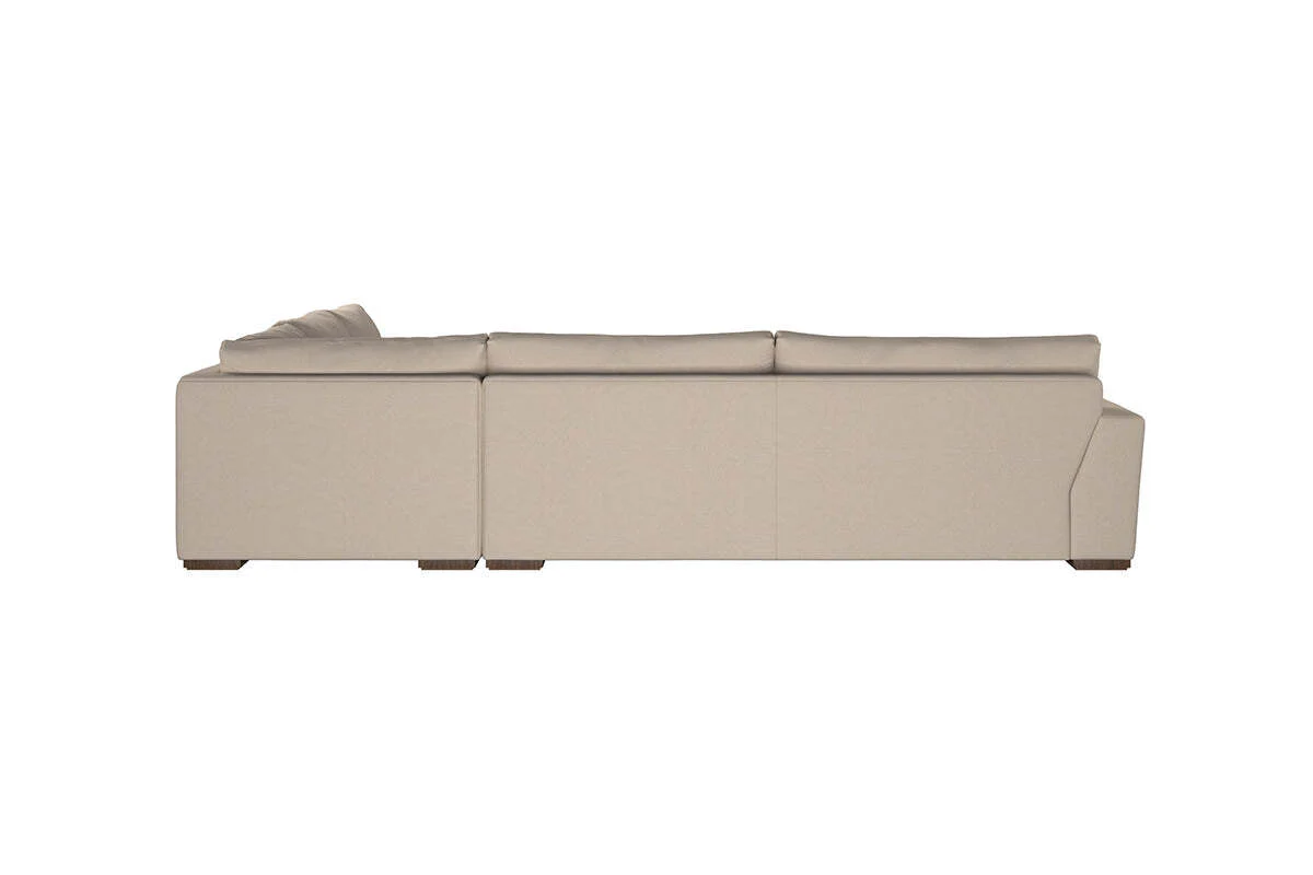 Guddu Grand Right Hand Corner Sofa - Recycled Cotton Natural - Image 5