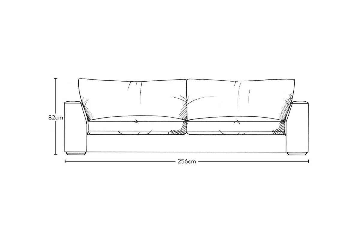 Guddu Grand Sofa - Brera Linen Indigo - Image 6