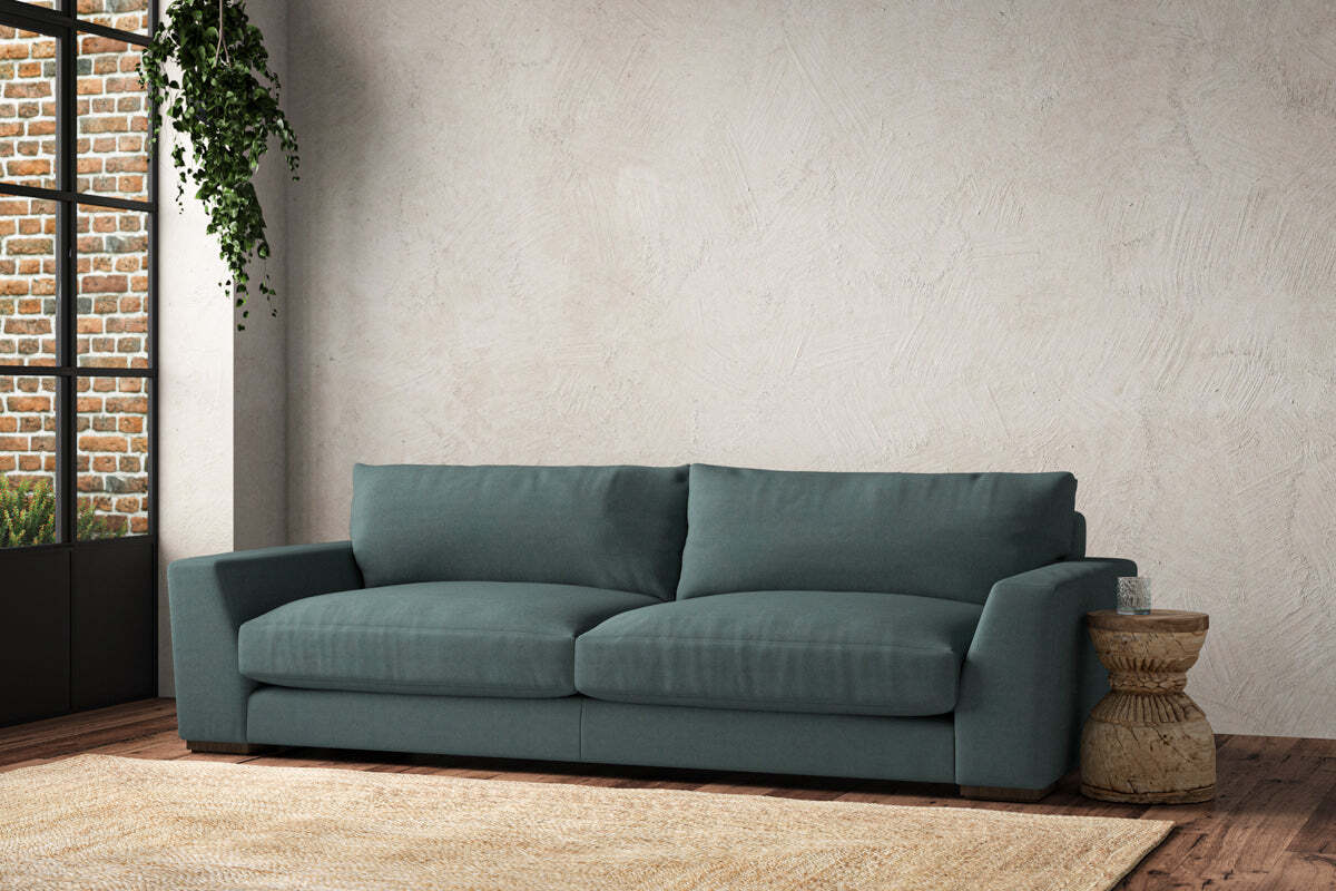 Guddu Grand Sofa - Recycled Cotton Airforce - Image 2