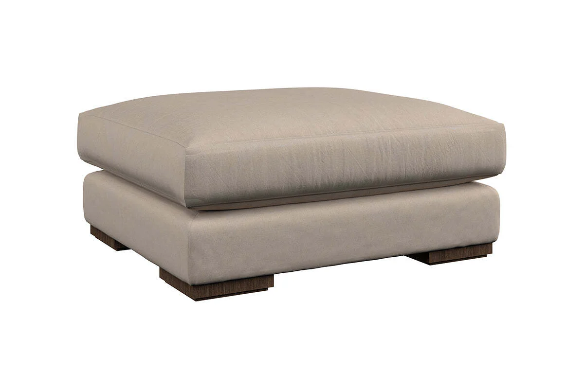 Guddu Large Footstool - Recycled Cotton Fatigue - Image 5