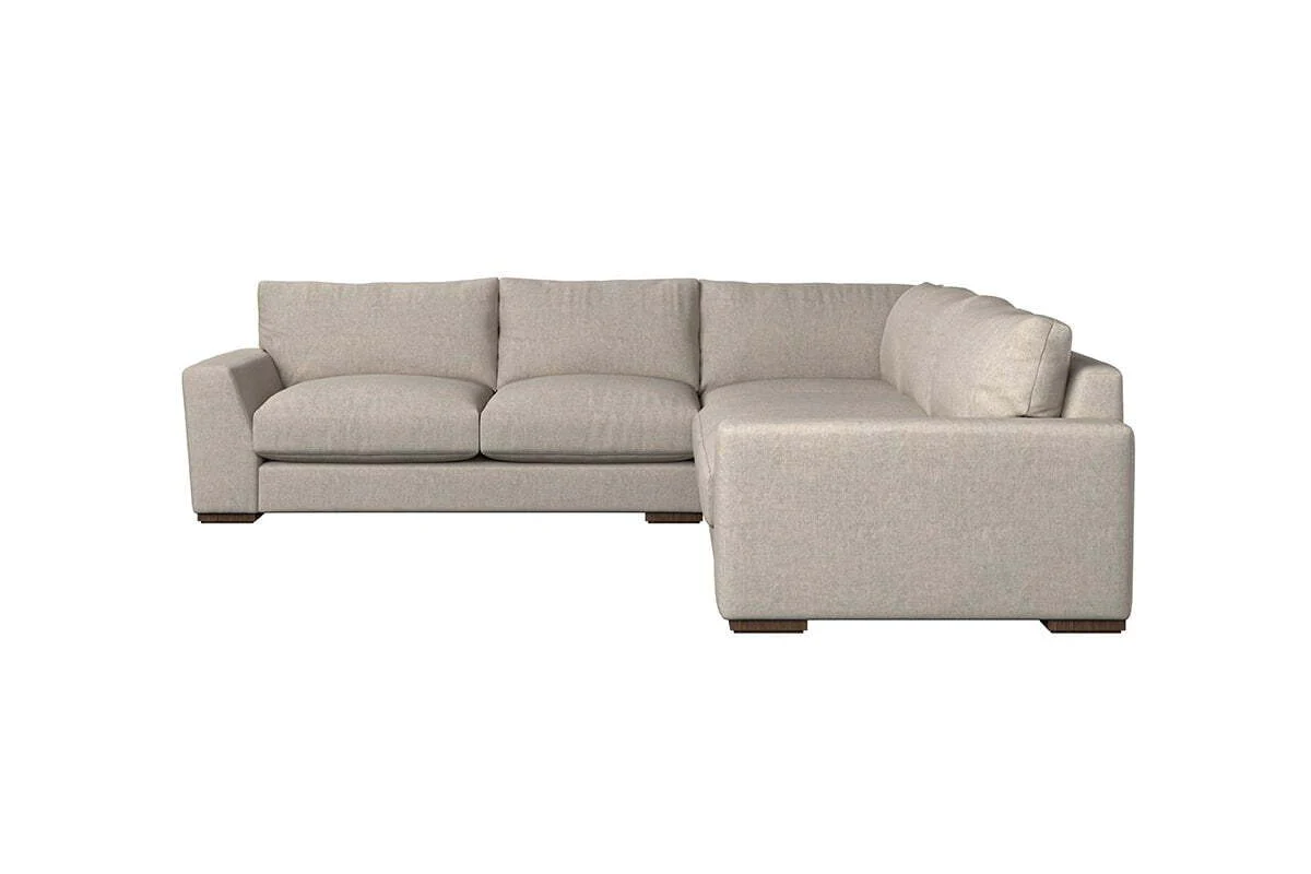 Guddu Large Left Hand Corner Sofa - Brera Linen Charcoal - Image 4