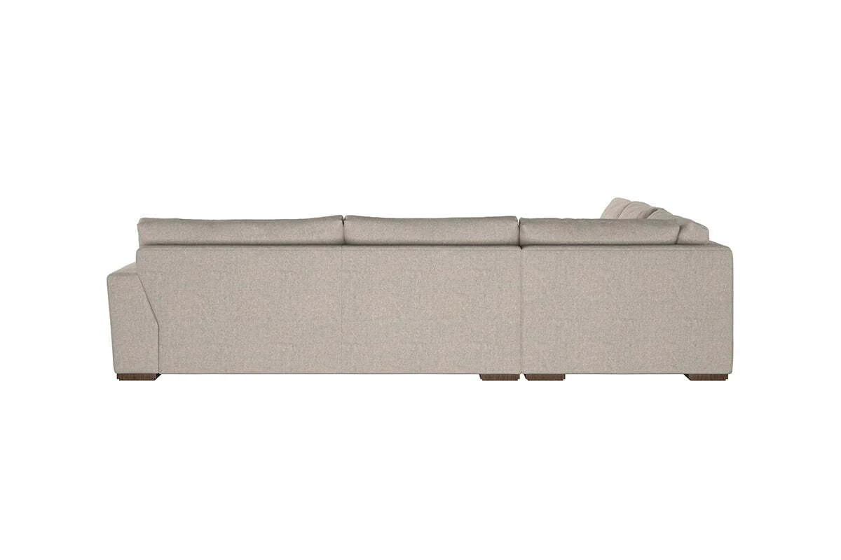 Guddu Large Left Hand Corner Sofa - Brera Linen Espresso - Image 5