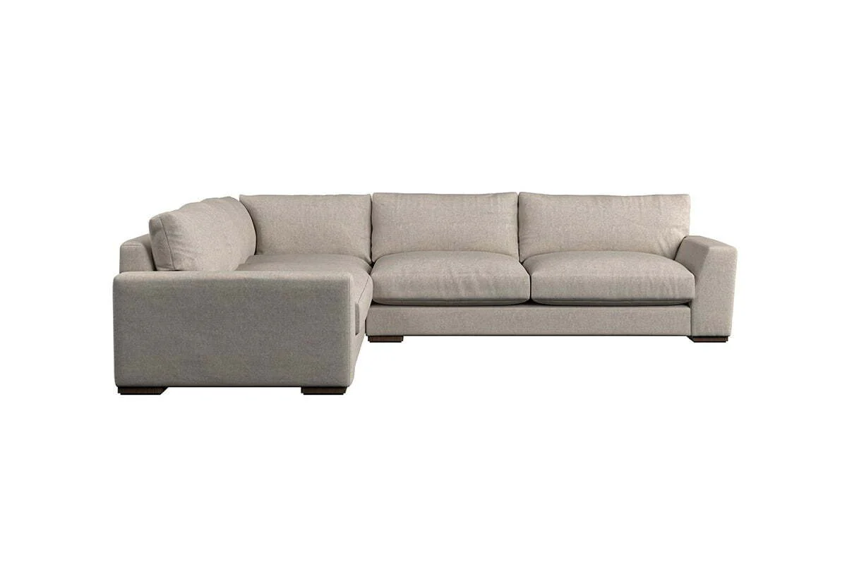 Guddu Large Left Hand Corner Sofa - Brera Linen Indigo - Image 3