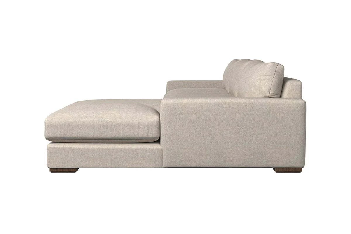 Guddu Large Right Hand Chaise Sofa - Brera Linen Natural - Image 4